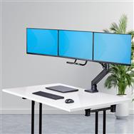 Support de bureau pour trois écrans StarTech.com Crossbar