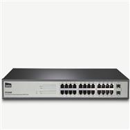 Inter-Tech System ST3324GF - Géré - L2 - Gigabit Ethernet (10/100/1000) - Duplex intégral - Montage en rack