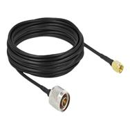 Câble d'antenne Delock - fiche SMA vers fiche connecteur N