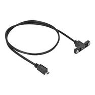 Câble d'extension USB Delock - Micro-USB Type B (F) montable sur panneau vers Micro-USB Type B (M)