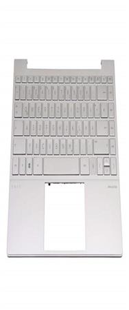 Clavier HP L98413-041 avec boîtier supérieur DE rétroéclairé argent