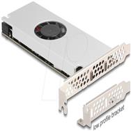 Carte Delock PCI Express x16 vers 2x USB Type-C Dual Channel avec ventilateur et