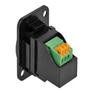 Module Delock type D, jack stéréo femelle 3,5 mm à 3 broches vers bornier