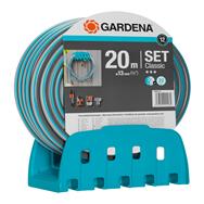 Support mural pour tuyau Gardena avec tuyau de 13 mm (20 m)