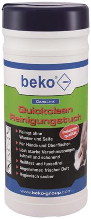 BEKO 2993100 - CareLine Quickclean Chiffons de nettoyage 100 pièces