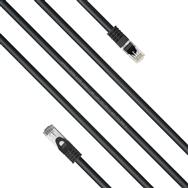 Câble patch celexon CAT 6A - S/FTP noir - Câble - Réseau