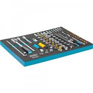 HAZET 163-138/77 1/2in Socket Set Metric/Imperial 77-Head