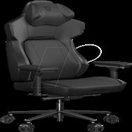 Chaise gaming moderne ThunderX3 CORE Noir - Chaise gaming ergonomique
