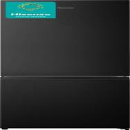 Hisense RB440N4AFA: Black Steel Look Fridge-Freezer.
