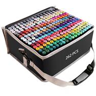 Kit de marqueurs à alcool 262 couleurs Extralink