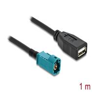 Câble Delock HSD Z mâle vers USB 2.0 Type-A femelle 1 m