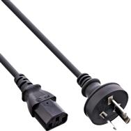 Câble d'alimentation InLine Australie vers IEC C13 3 broches, 1,8 m, 35 pièces, en vrac