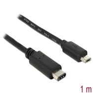 Câble USB Delock - USB-C 24 broches (M) vers Micro-USB Type B (M)