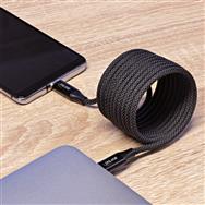 Câble USB-C magnétique InLine - USB-C mâle/mâle - 100 W - noir - 1,5 m