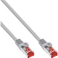 Câble patch en ligne S/FTP PiMF Cat.6 250 MHz PVC gris cuivre - 1,2 m