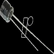 Panasonic KS-A 47U 35 - Elko, radial, 47Ã‚ÂµF, 35 V, RM 2,5, 85Ã‚Â°C, 1000 h, 20%