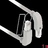 Câble patch Delock - RJ-45 (M) coudé vers le haut vers RJ-45 (M) coudé vers le bas