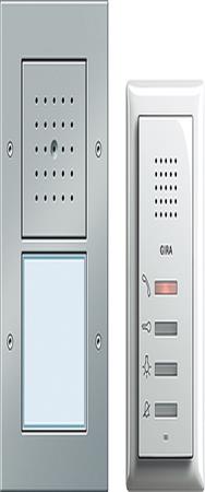 GIRA 049543 - Filaire - IP44 - -25 - 70 °C - Aluminium, Blanc - Aluminium, Thermoplastique - CA/CC