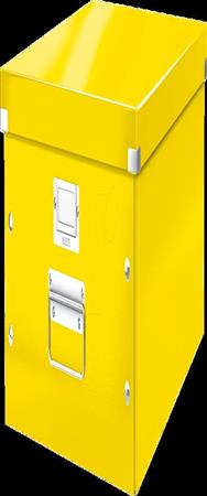 Esselte Leitz Ablagebox Click & Store WOW DIN A3 gelb Hartpappe mit PP-Folie Aufbau