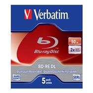 Verbatim 5 x BD-RE DL - 50 Go 2x