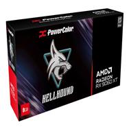 PowerColor RX 9060XT Hellhound OC retail - 8,192 MB