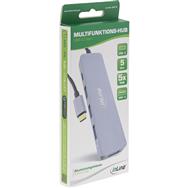 Multi-concentrateur USB 3.2 USB-C InLine 4x USB-A 87 W PD