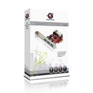 Conceptronic PCI Express Card 4-Port USB 3.0 - PCIe - USB 3.2 Gen 1 (3.1 Gen 1) - Red - Silver - China - VIA VL800 - 4.8 Gbit/s