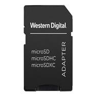WD WDDSDADP01 - Flash card adapter - MicroSD - MicroSDHC - MicroSDXC - SD - 1 pc(s) - Black - 24 mm