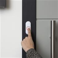 Byron DBY-22324 Wireless doorbell set BY324 - Grey - White - 85 dB - IP44 - Plastic - Digital - Wireless