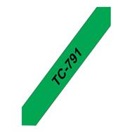 Brother TC791 - 9 mm x noir sur vert