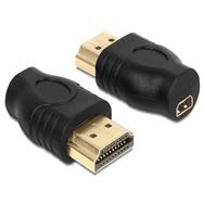 Adaptateur HDMI Delock - HDMI mâle vers micro HDMI 19 broches Type D femelle