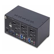 StarTech.com Commutateur KVM DisplayPort et HDMI 2 ports pour deux écrans, 4K 60 Hz