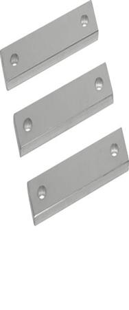 Kit de rails Hager 3xCu universUM40V4 support convertisseur 40x10x170mm étamé