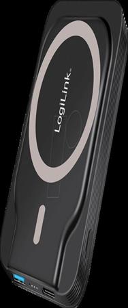LogiLink PA0287 Powerbank magnétique 5000mAh USB-C USB-A PD QC