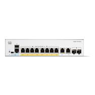 Cisco Catalyst switch C1300-8P-E-2G 8xGbE 2xGbE/SFP combo 8xPoE+ 60W fanless - Switch - Amount of ports: