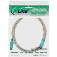Câble PS/2 InLine mâle/mâle gris avec fiche verte 2 m