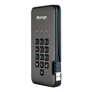 iStorage diskAshur PRO2 256 bits 1 To USB 3.2 certifié FIPS niveau 3 - Disque dur chiffré sécurisé IS-DAP2-256-1000-C-X - 1 To - 3.2 Gen 1 (3.1 Gen 1) - Noir