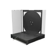 MEDIARANGE BOX23 - Jewel case - 2 discs - Black - Transparent - Plastic - 120 mm - RoHS