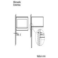 Bosch BFL520MS0 - Built-in - Combination microwave - 20 L - 800 W - Built-in display - Rotary