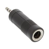 Adaptateur audio en ligne 3,5 mm mâle / 6,3 mm stéréo femelle