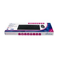 MEDIARANGE Tastatur-Set+ optis. Funk-Maus FR sw - Keyboard - Optical