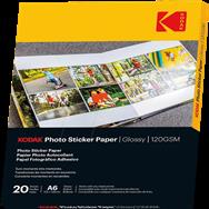 Kodak 3510652 - Fotopapier-Sticker selbstklebend - Photo Paper