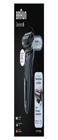 Rasoir Braun Series 6 61-N1000s Noir/Gris LED