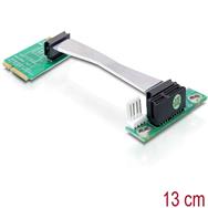 Carte riser Delock Mini PCI Express > PCI Express x1 insertion gauche