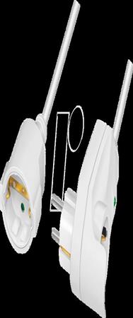 Câble d'extension d'alimentation LogiLink Prise CEE 7/3