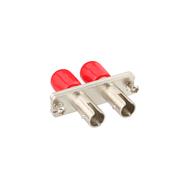 Adaptateur fibre optique métallique en ligne Duplex ST/ST MM