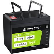 Batterie spéciale Green Cell CUBE LiFePO4 12,8 V 80 Ah
