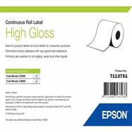 Étiquettes Epson High Gloss en continu