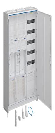 Hager armoire complète BW ZB33SEQ25 2eHZ/VF-5rh/APZ eHZ 1100