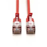 DIGITUS CAT 6A F-FTP Slim patch cable, 1.5m, red
